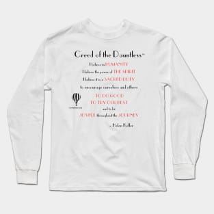 Creed of the Dauntless™ - Helen Keller Quotes Long Sleeve T-Shirt